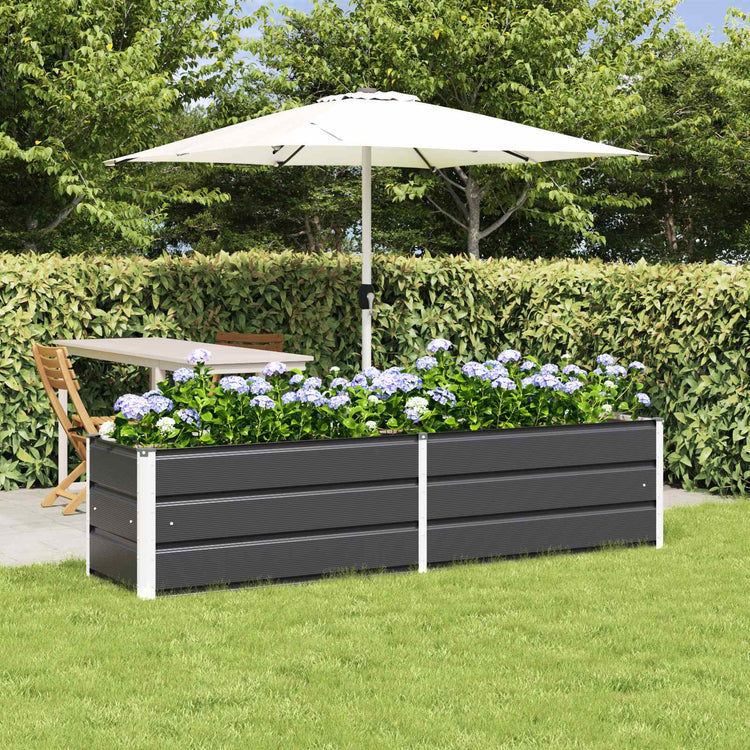 Vidaxx jardinière anthracite 480 x 50 x 45 cm acier galvanisé