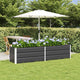 Vidaxx jardinière anthracite 480 x 50 x 45 cm acier galvanisé