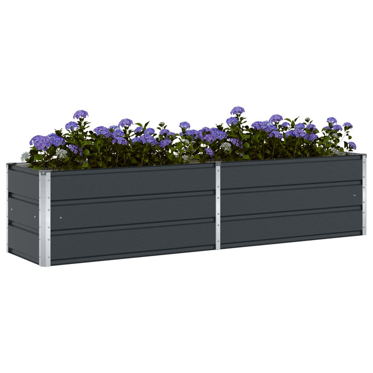 Vidaxx jardinière anthracite 480 x 50 x 45 cm acier galvanisé