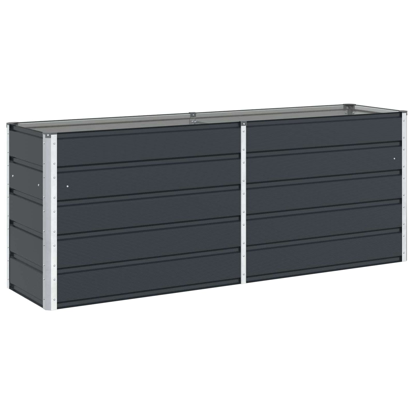 Vidaxx jardinière anthracite 480 x 50 x 45 cm acier galvanisé