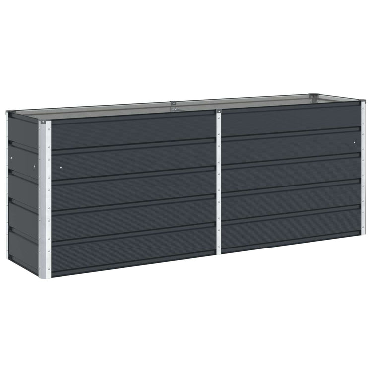 Vidaxx jardinière anthracite 480 x 50 x 45 cm acier galvanisé