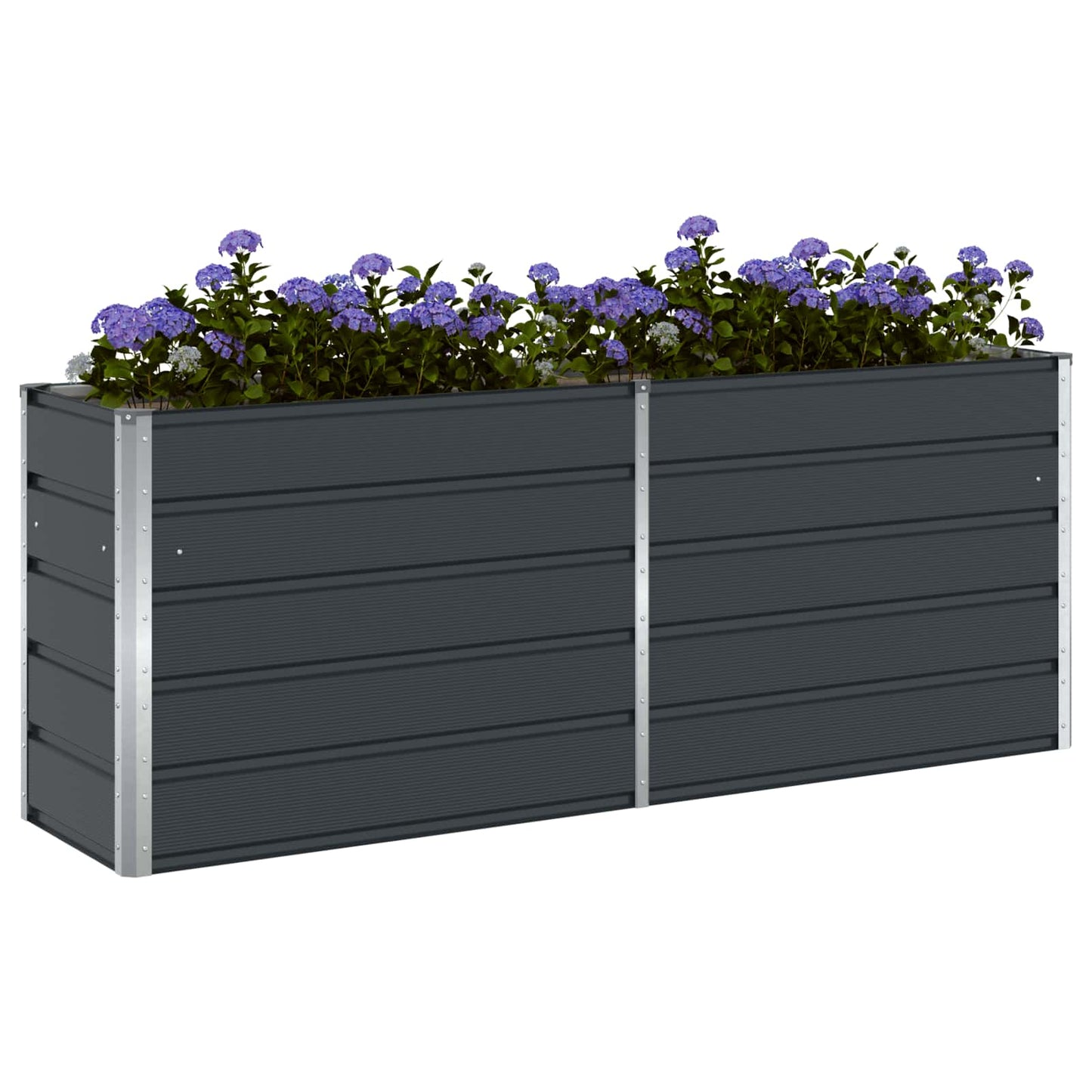 Vidaxx jardinière anthracite 480 x 50 x 45 cm acier galvanisé