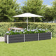 Vidaxx jardinière anthracite 480 x 50 x 45 cm acier galvanisé