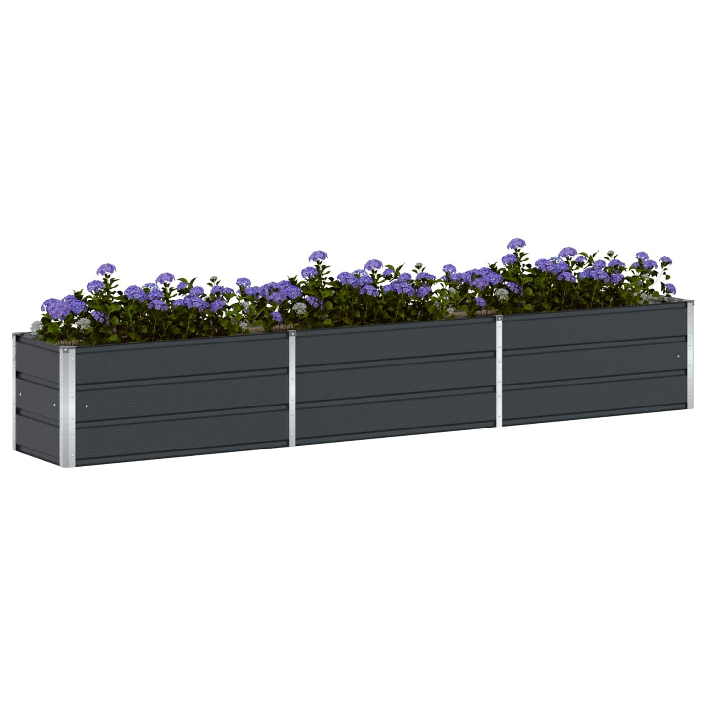 Vidaxx jardinière anthracite 480 x 50 x 45 cm acier galvanisé