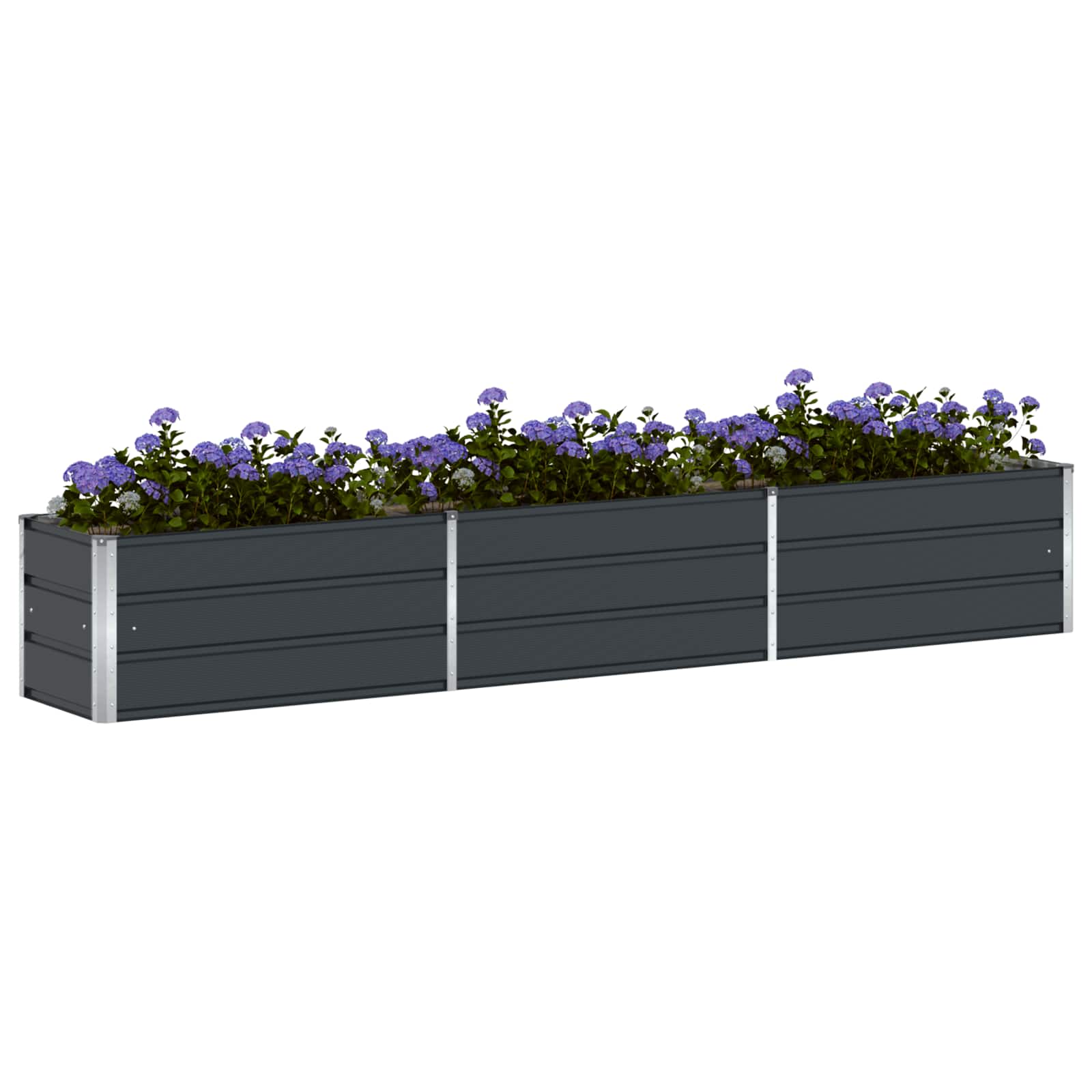 Vidaxx jardinière anthracite 480 x 50 x 45 cm acier galvanisé