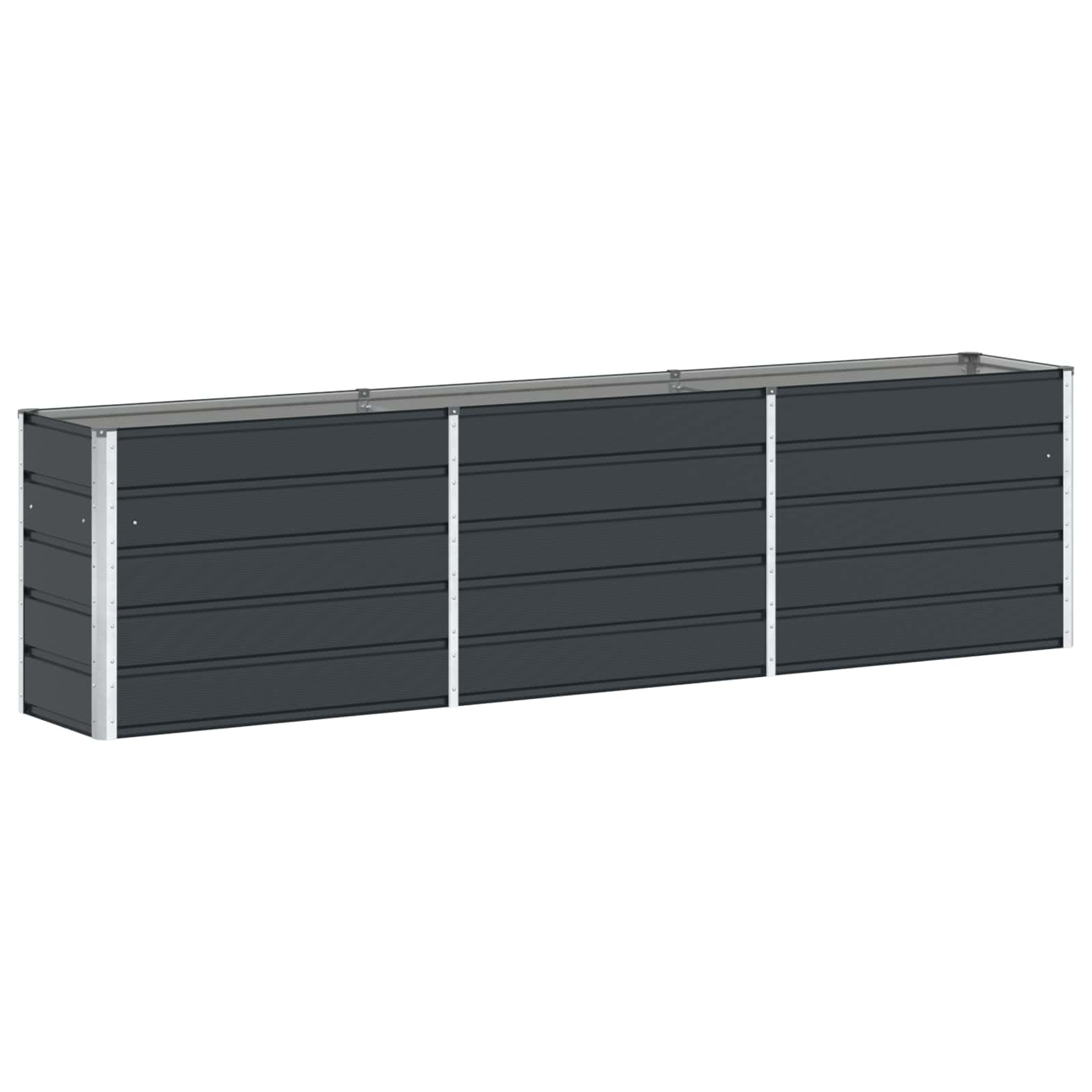 Vidaxx jardinière anthracite 480 x 50 x 45 cm acier galvanisé