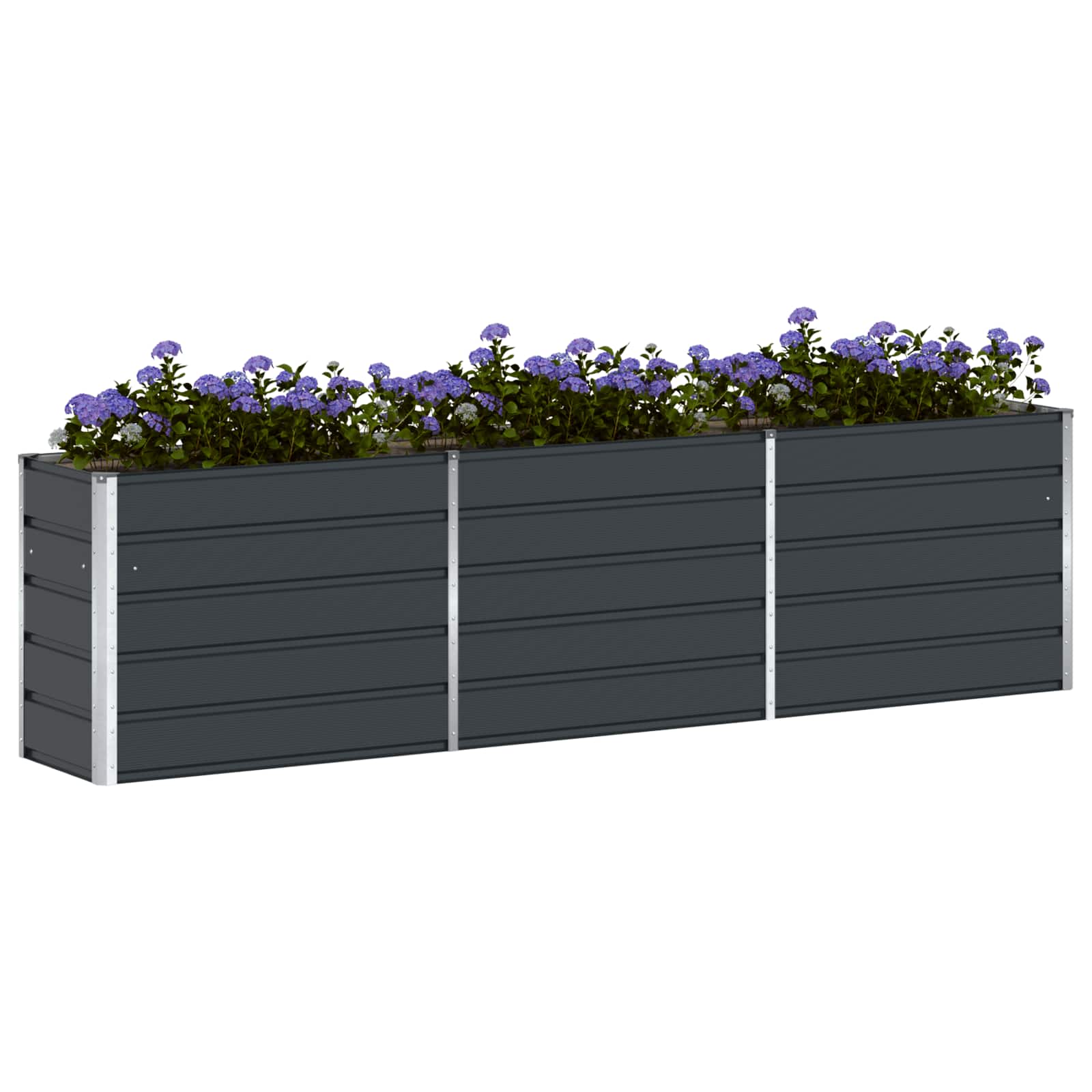 Vidaxx jardinière anthracite 480 x 50 x 45 cm acier galvanisé