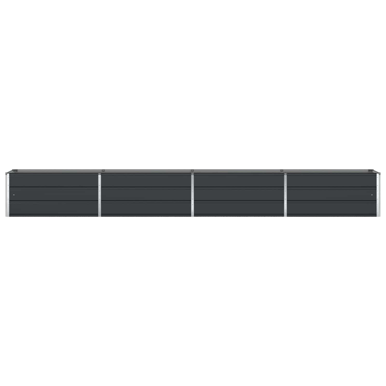 Vidaxx jardinière anthracite 480 x 50 x 45 cm acier galvanisé