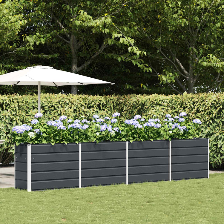 Vidaxx jardinière anthracite 480 x 50 x 45 cm acier galvanisé