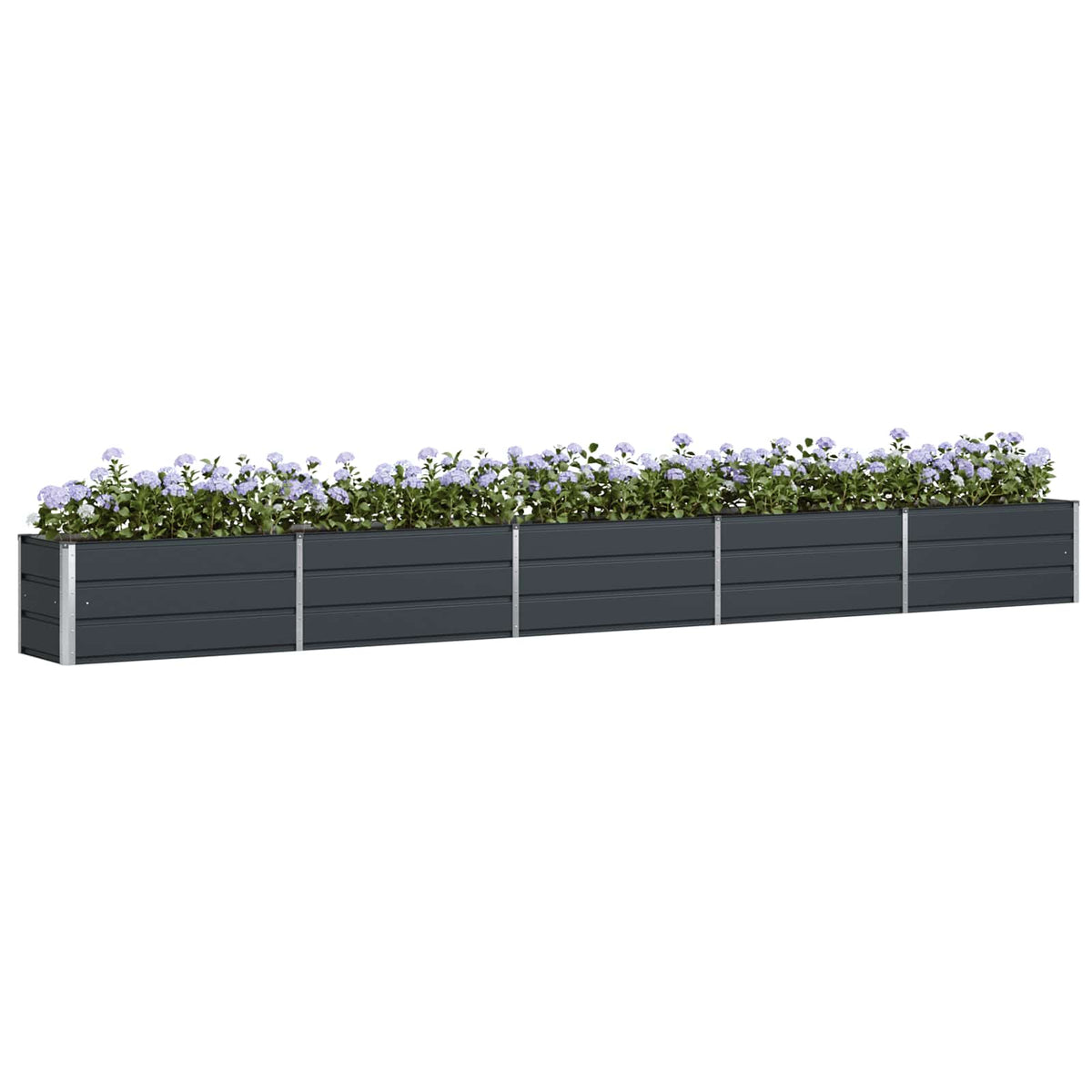 Vidaxx jardinière anthracite 480 x 50 x 45 cm acier galvanisé