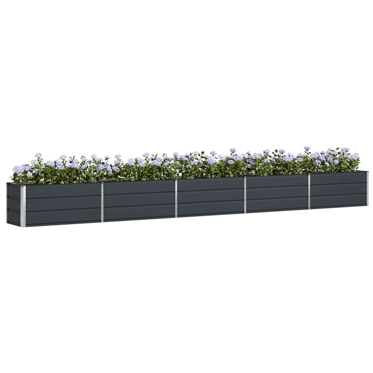 Vidaxx jardinière anthracite 480 x 50 x 45 cm acier galvanisé