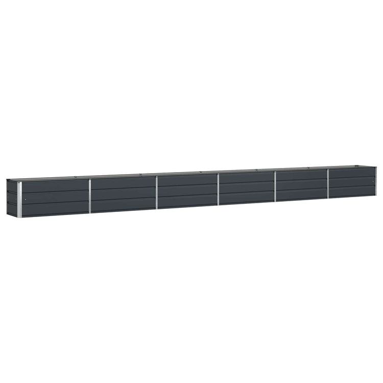 Vidaxx jardinière anthracite 480 x 50 x 45 cm acier galvanisé