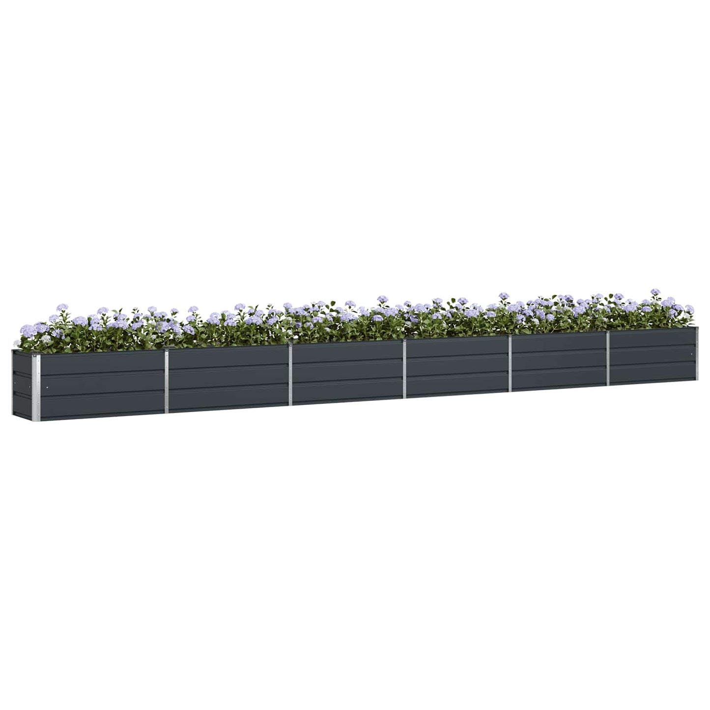 Vidaxx jardinière anthracite 480 x 50 x 45 cm acier galvanisé