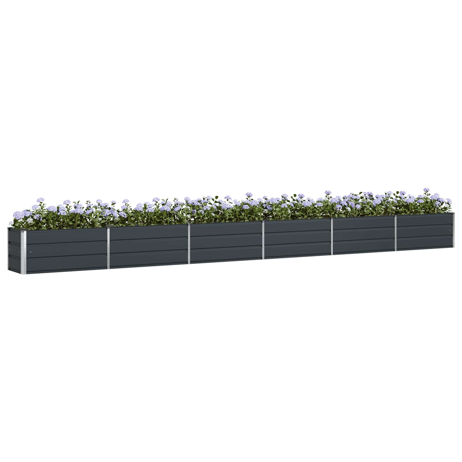 Vidaxx jardinière anthracite 480 x 50 x 45 cm acier galvanisé