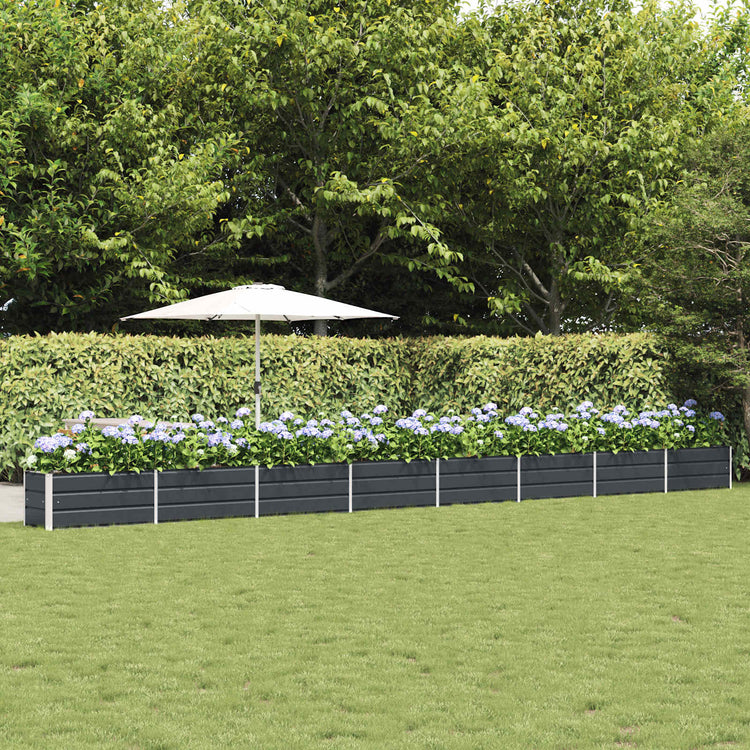 Vidaxx jardinière anthracite 480 x 50 x 45 cm acier galvanisé