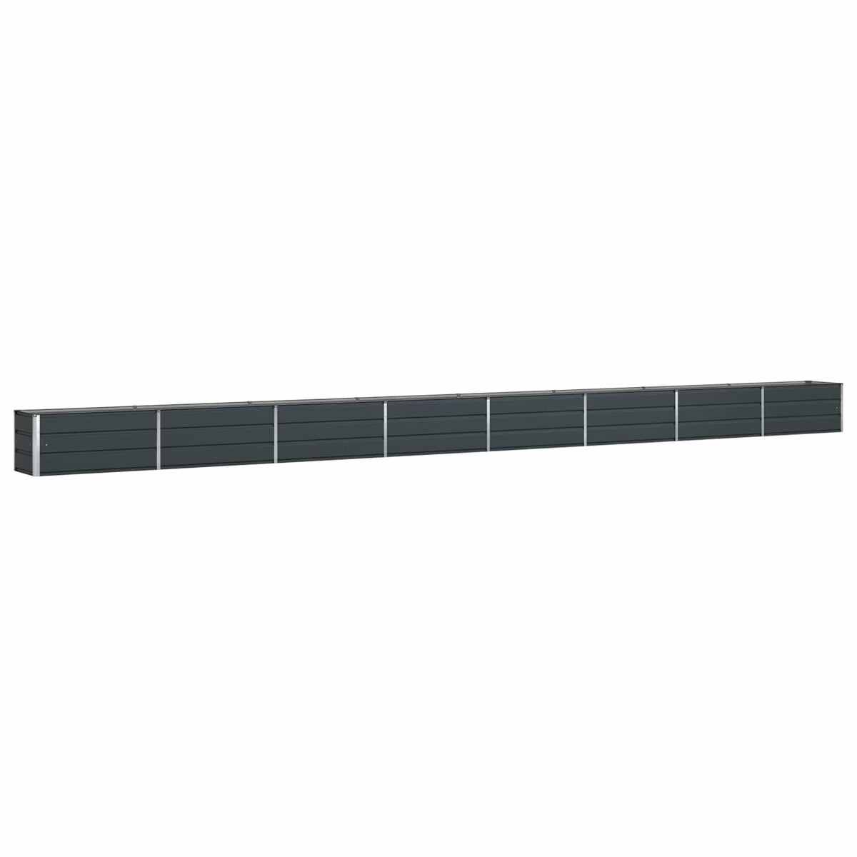 Vidaxx jardinière anthracite 480 x 50 x 45 cm acier galvanisé