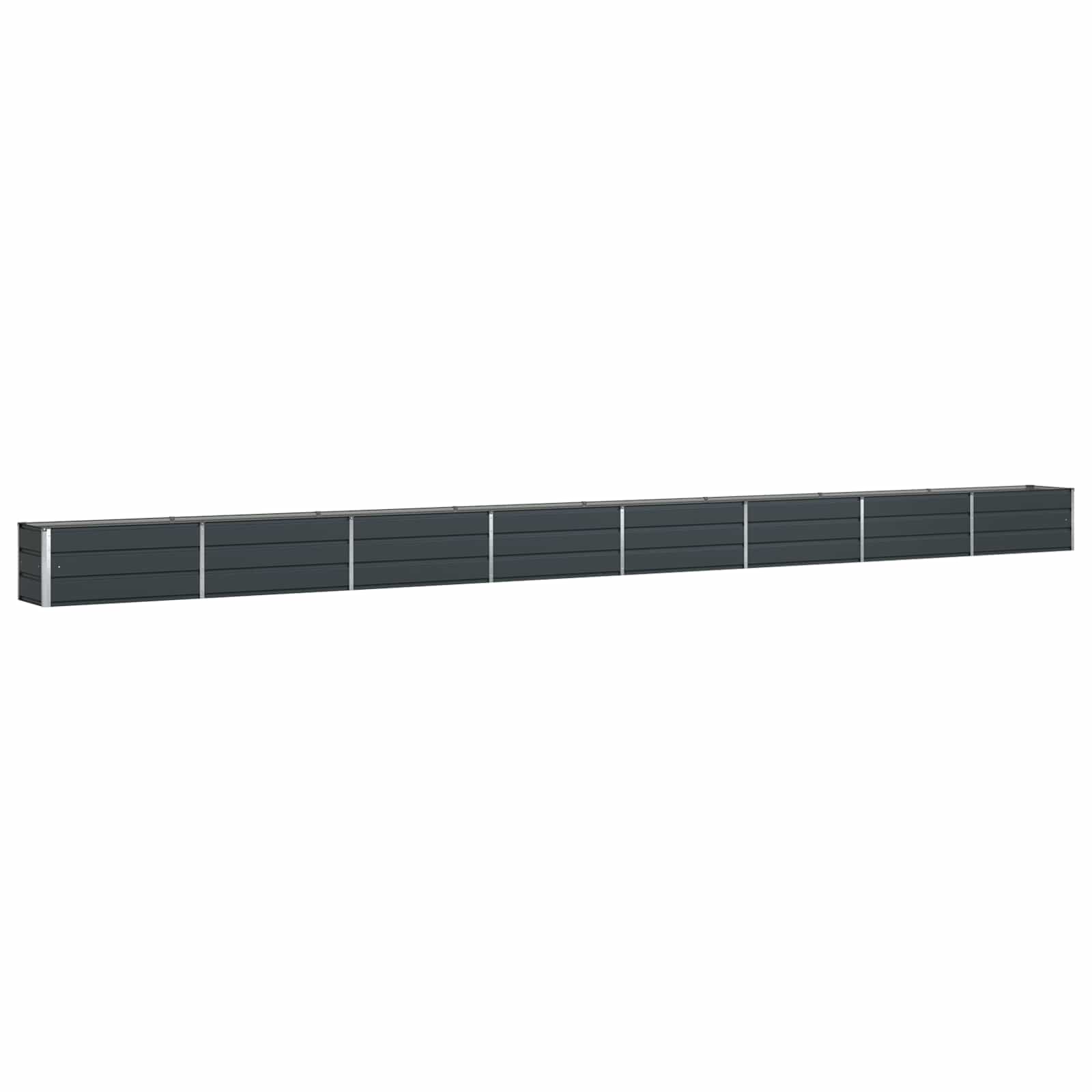 Vidaxx jardinière anthracite 480 x 50 x 45 cm acier galvanisé