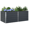 Vidaxx jardinière anthracite 195 x 100 x 45 cm acier galvanisé