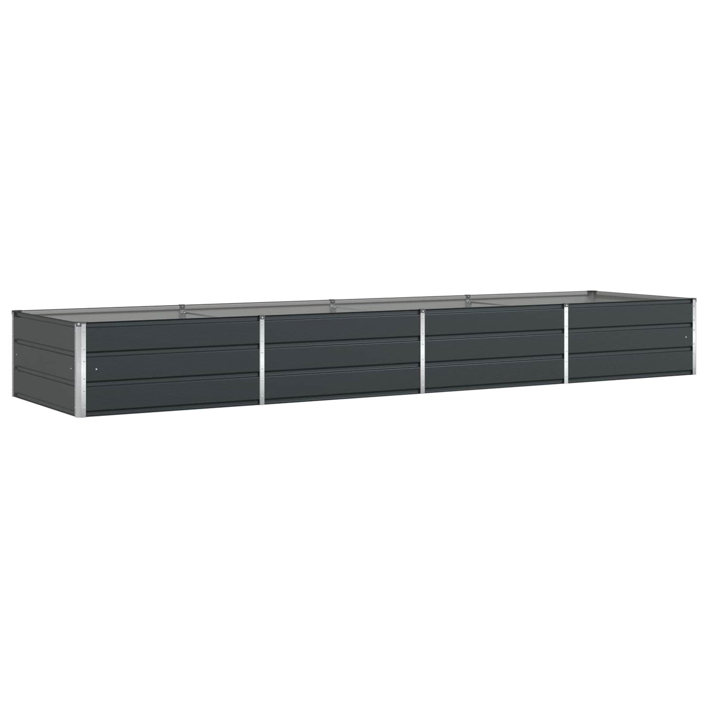 Vidaxx jardinière anthracite 195 x 100 x 45 cm acier galvanisé