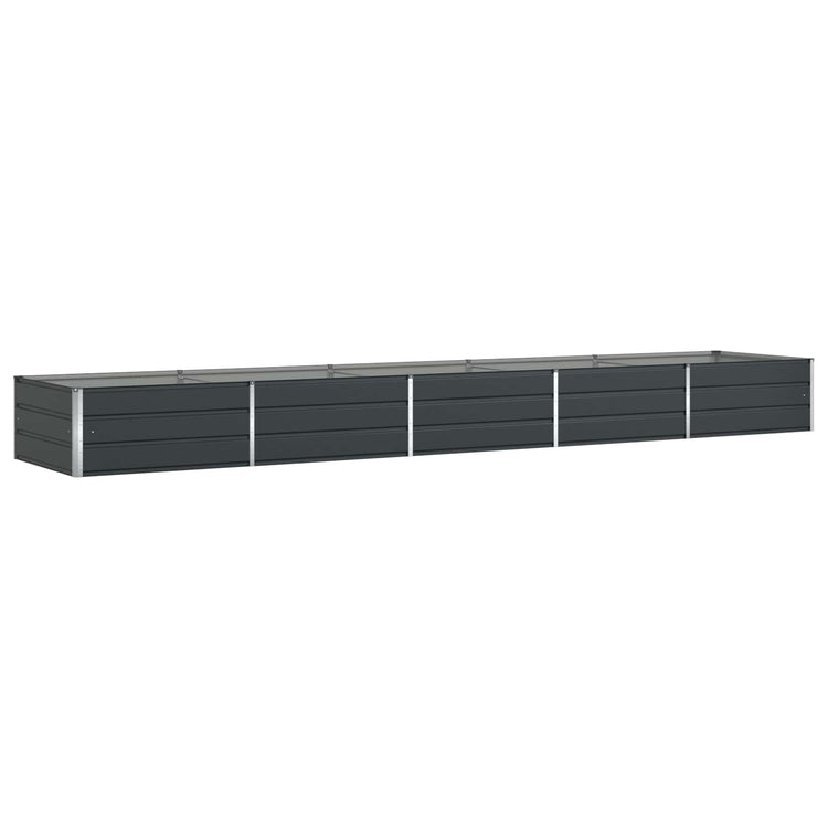 Vidaxx jardinière anthracite 195 x 100 x 45 cm acier galvanisé