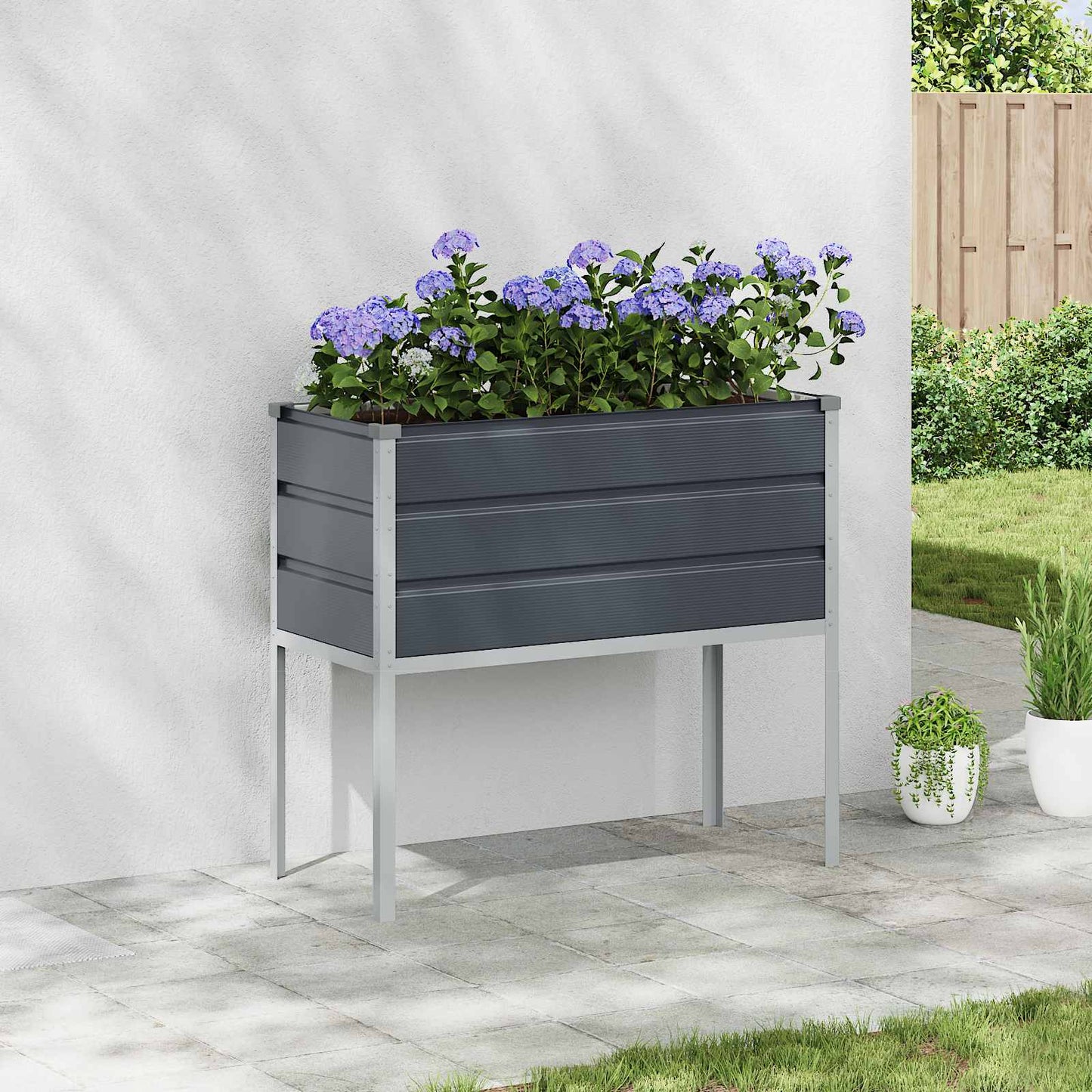 Vidaxx jardinière anthracite 100 x 45 x 90 cm acier galvanisé