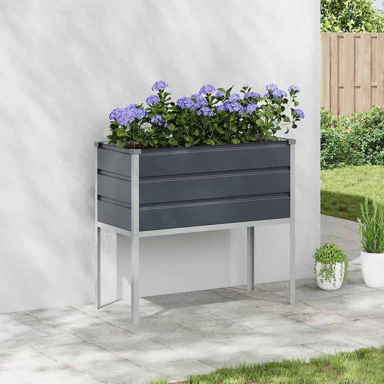 Vidaxx jardinière anthracite 100 x 45 x 90 cm acier galvanisé