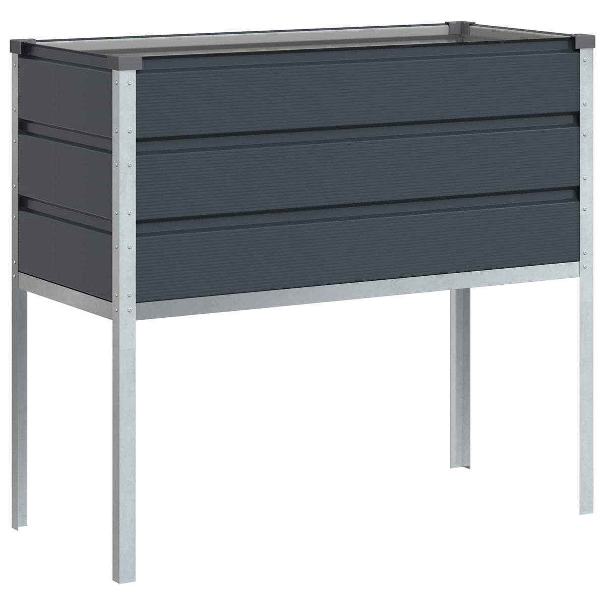 Vidaxx jardinière anthracite 100 x 45 x 90 cm acier galvanisé