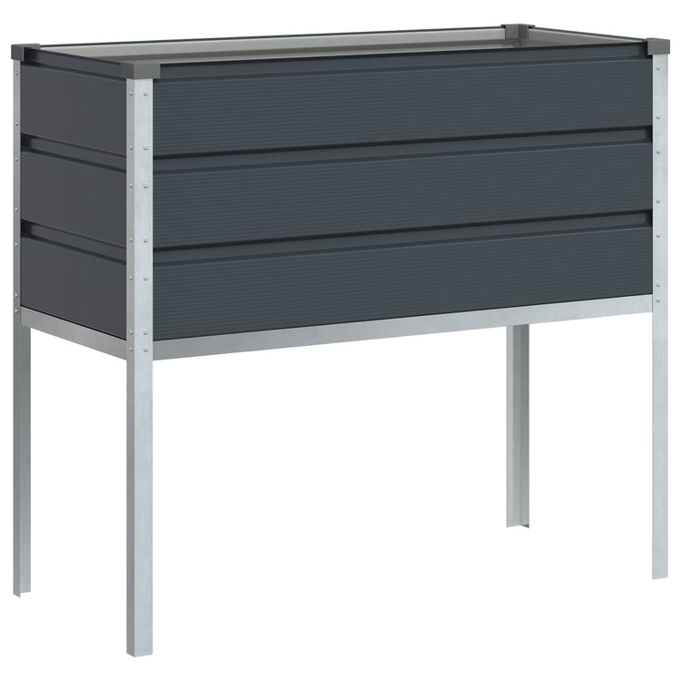 Vidaxx jardinière anthracite 100 x 45 x 90 cm acier galvanisé