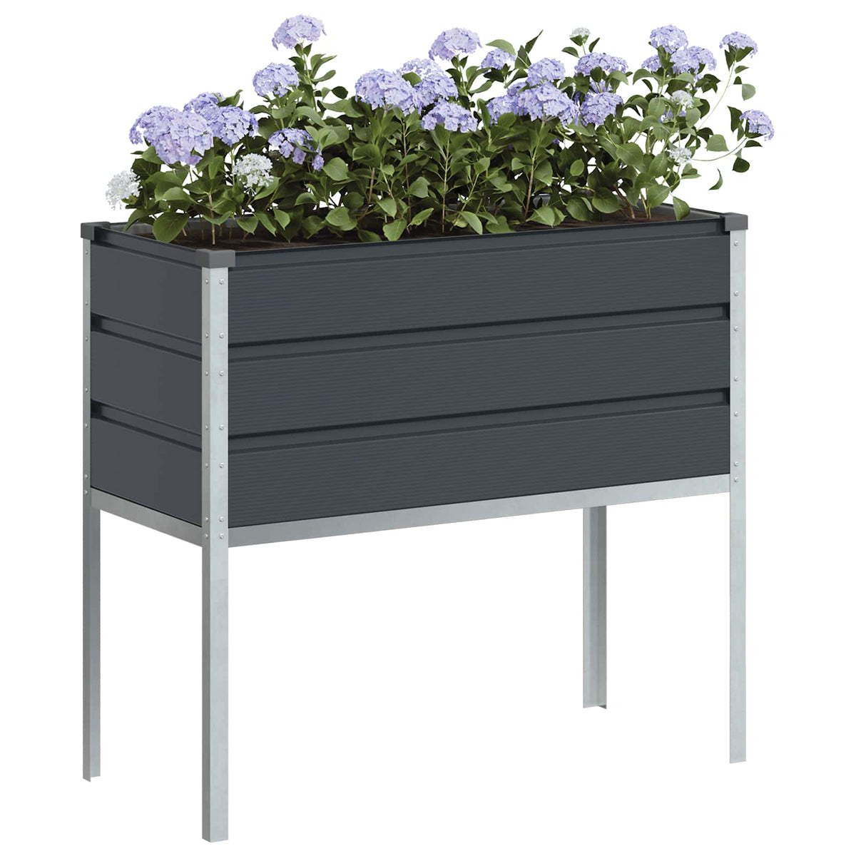 Vidaxx jardinière anthracite 100 x 45 x 90 cm acier galvanisé