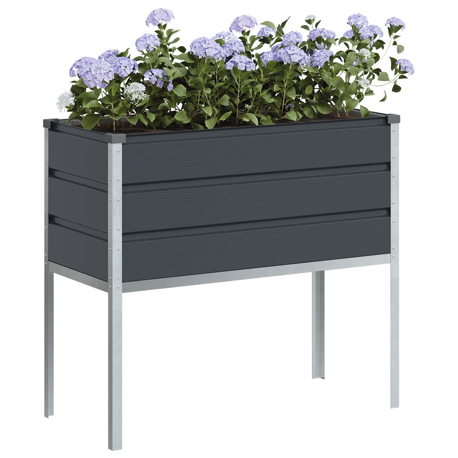 Vidaxx jardinière anthracite 100 x 45 x 90 cm acier galvanisé