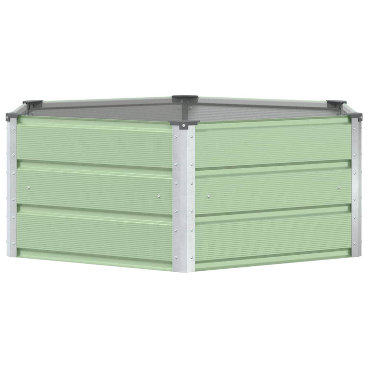 Vidaxx jardinière vert pastel 129 x 129 x 45 cm acier