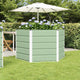 Vidaxx jardinière vert pastel 129 x 129 x 75 cm acier