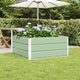 Vidaxx jardinière vert pastel 100 x 100 x 45 cm acier