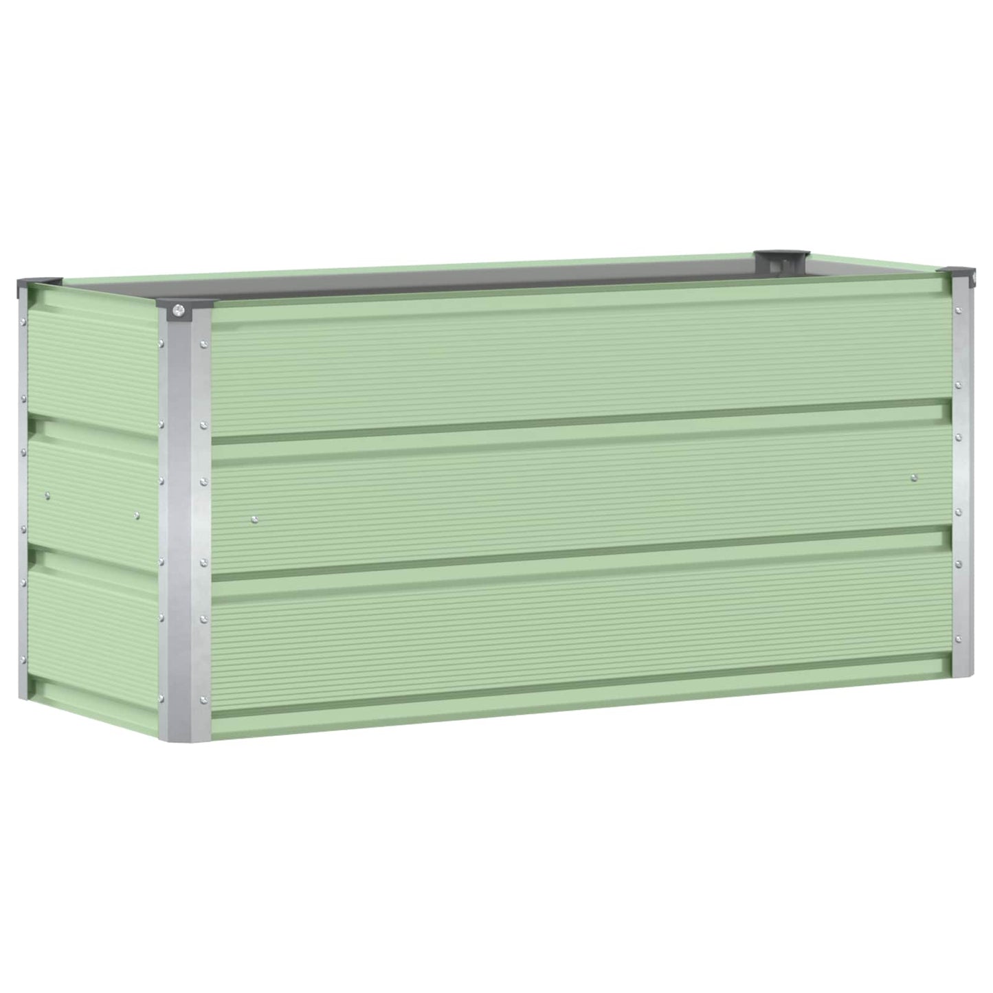 Vidaxx jardinière vert 100 x 40 x 45 cm acier
