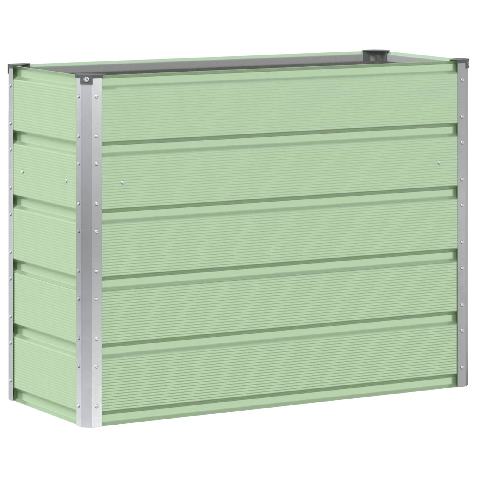 Vidaxx jardinière vert 100 x 40 x 75 cm acier