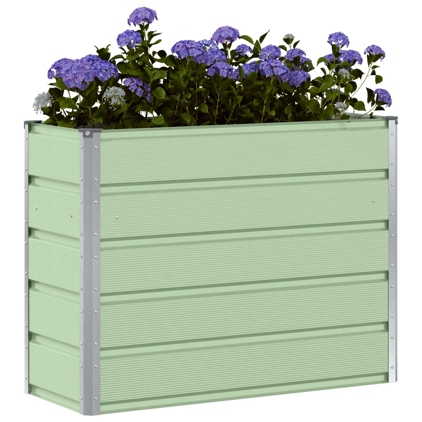 Vidaxx jardinière vert 100 x 40 x 75 cm acier