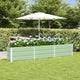 Vidaxx jardinière vert 240 x 40 x 45 cm acier