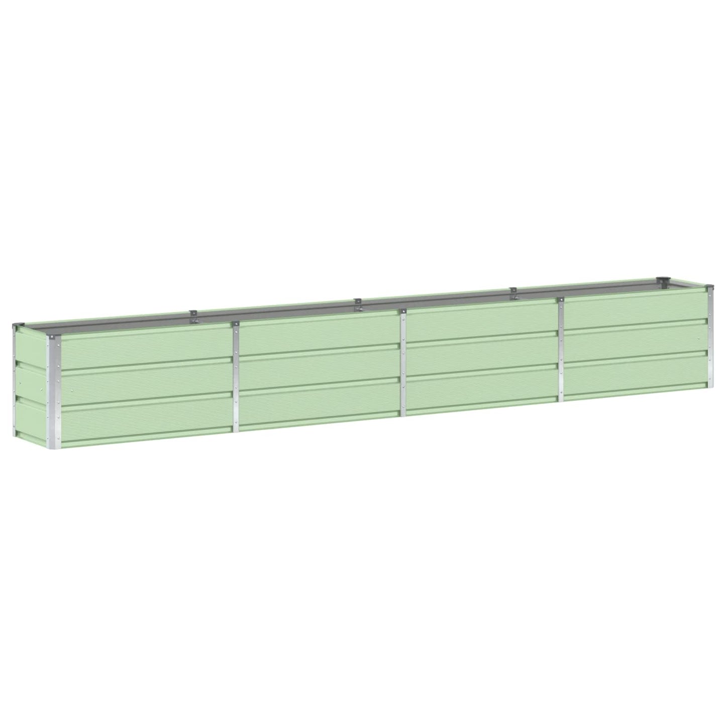 Vidaxx jardinière vert 320 x 40 x 45 cm acier