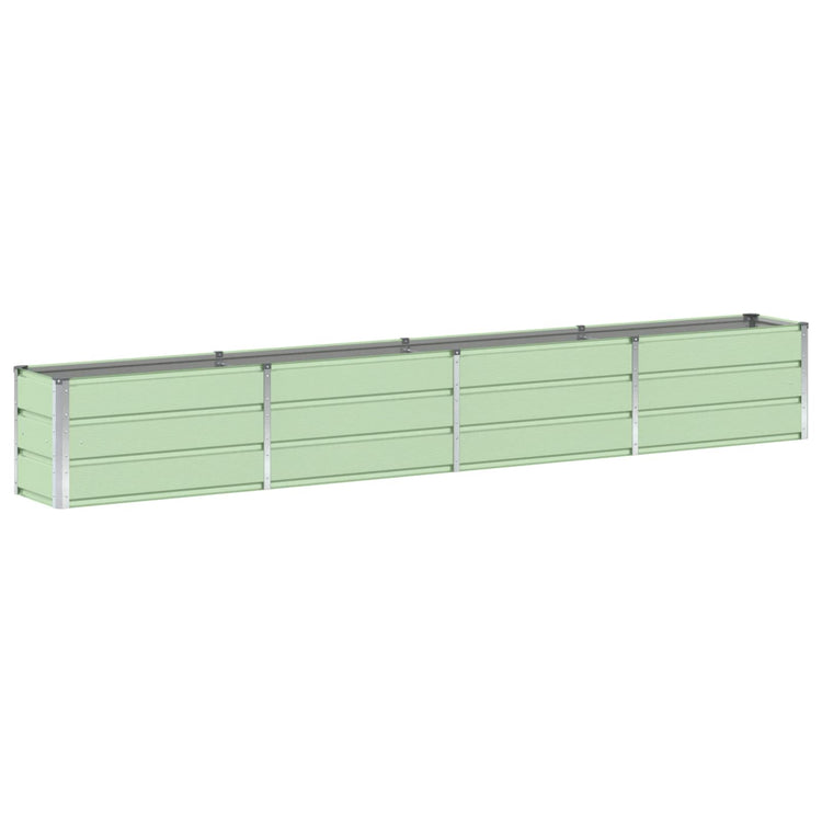 Vidaxx jardinière vert 320 x 40 x 45 cm acier