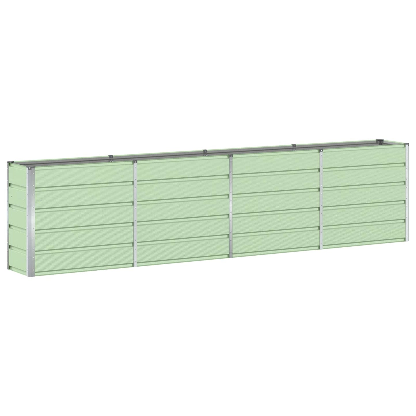 Vidaxx jardinière vert 160 x 40 x 75 cm acier