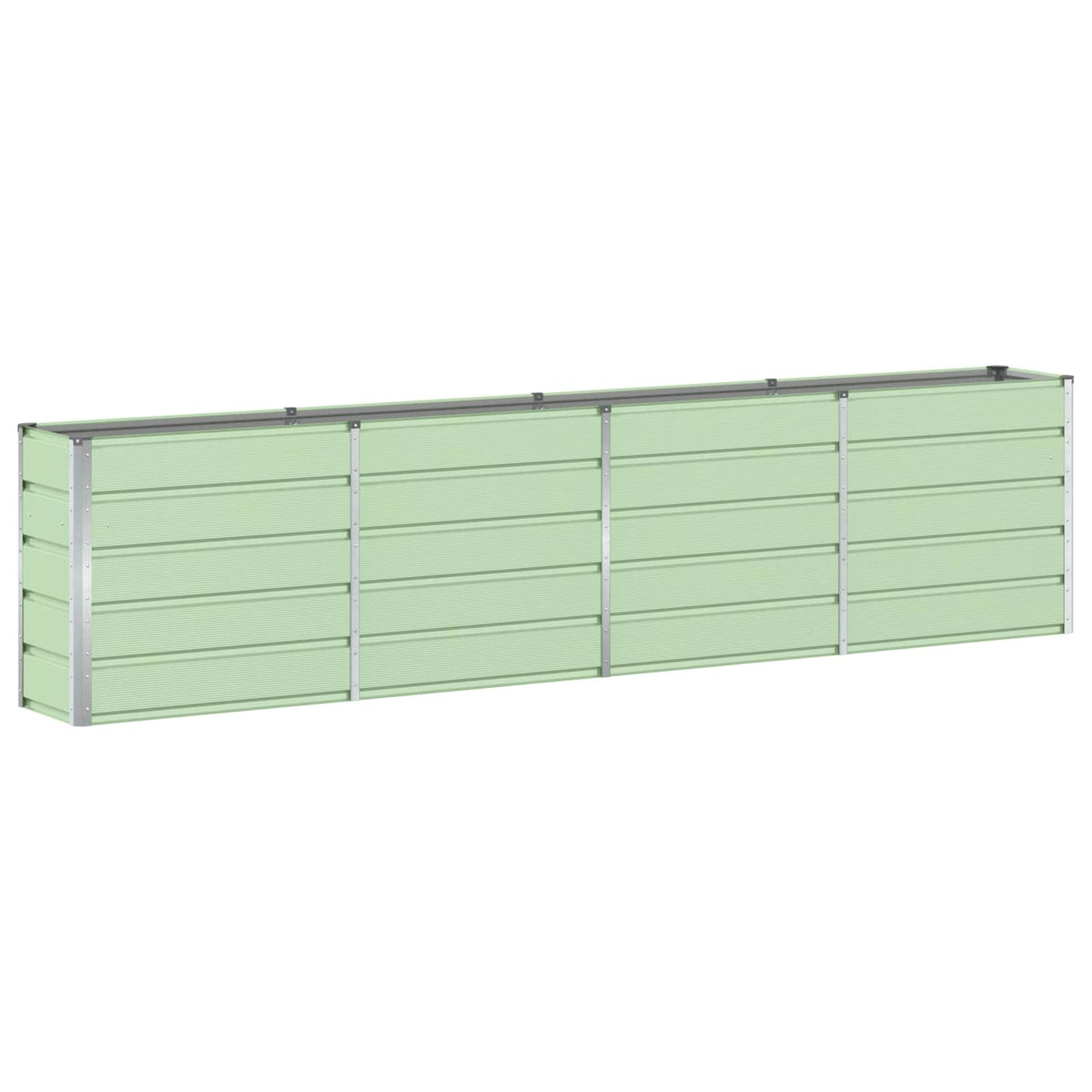 Vidaxx jardinière vert 160 x 40 x 75 cm acier