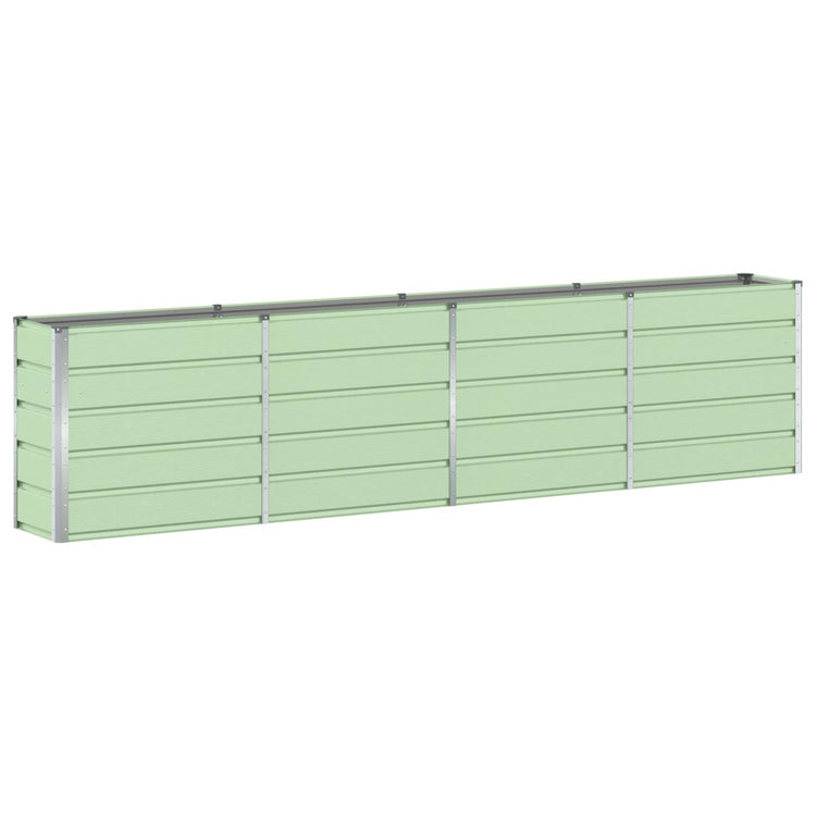 Vidaxx jardinière vert 160 x 40 x 75 cm acier