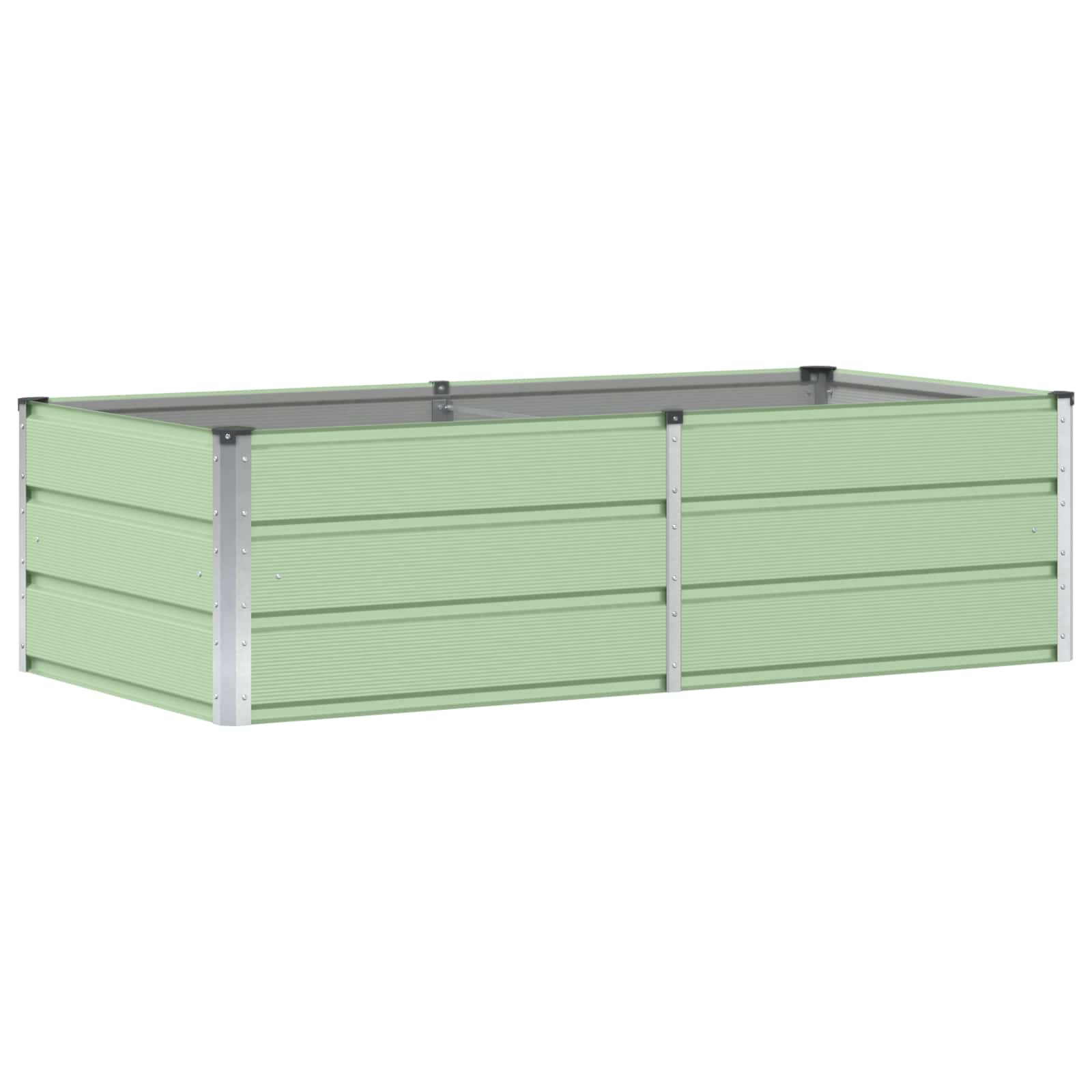 Vidaxx jardinière vert 160 x 80 x 45 cm acier