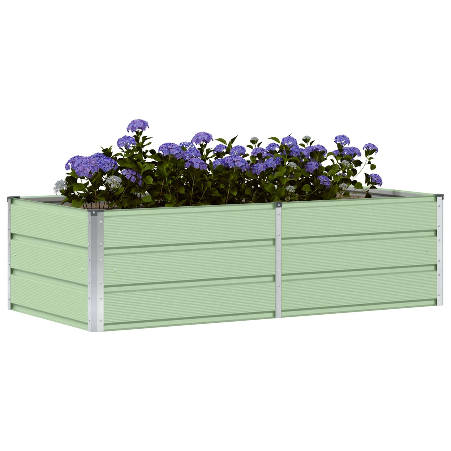 Vidaxx jardinière vert 160 x 80 x 45 cm acier
