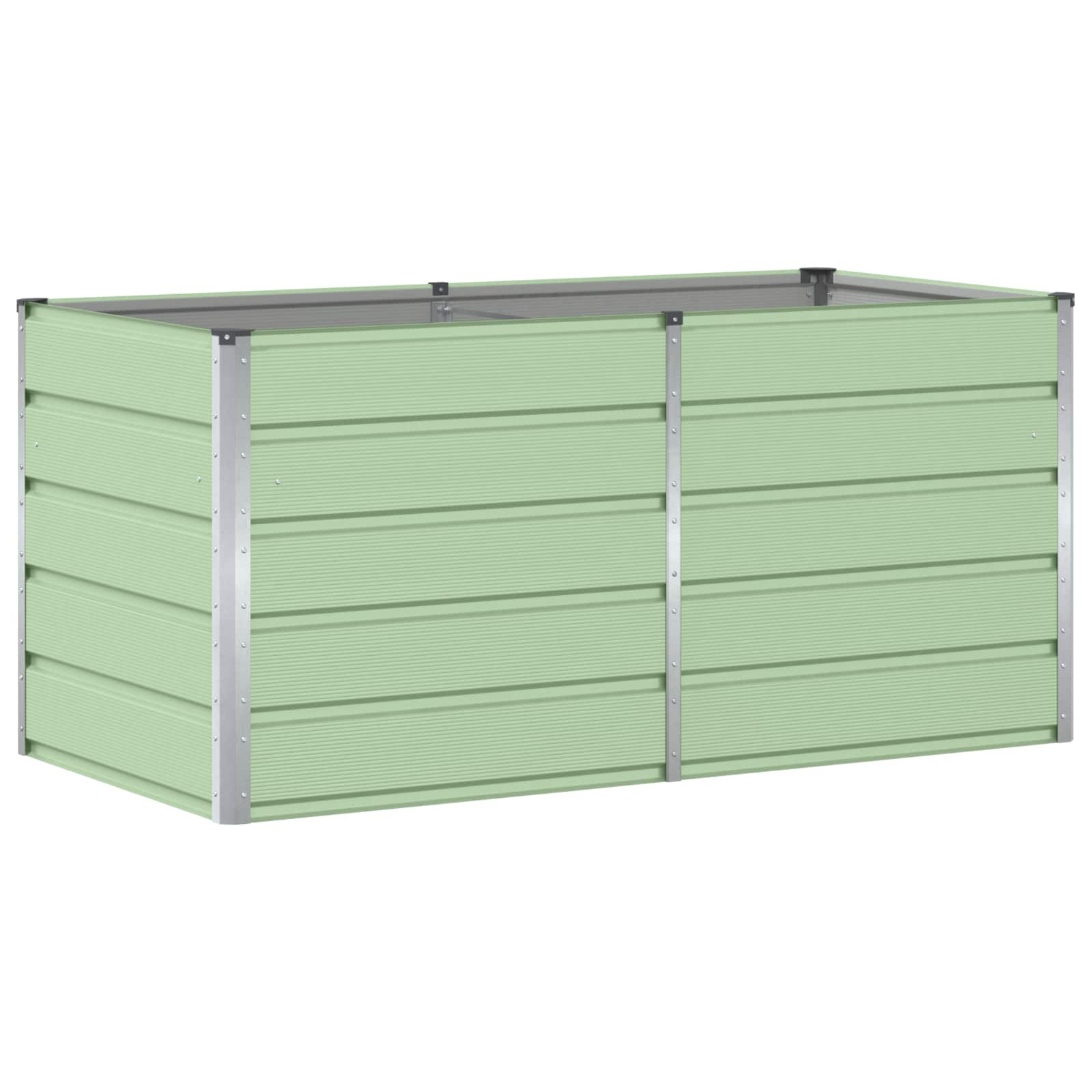 Vidaxx jardinière vert 160 x 80 x 75 cm acier