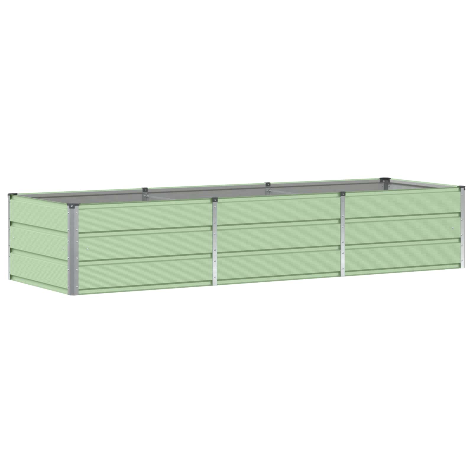 Vidaxx jardinière vert 240 x 80 x 45 cm acier