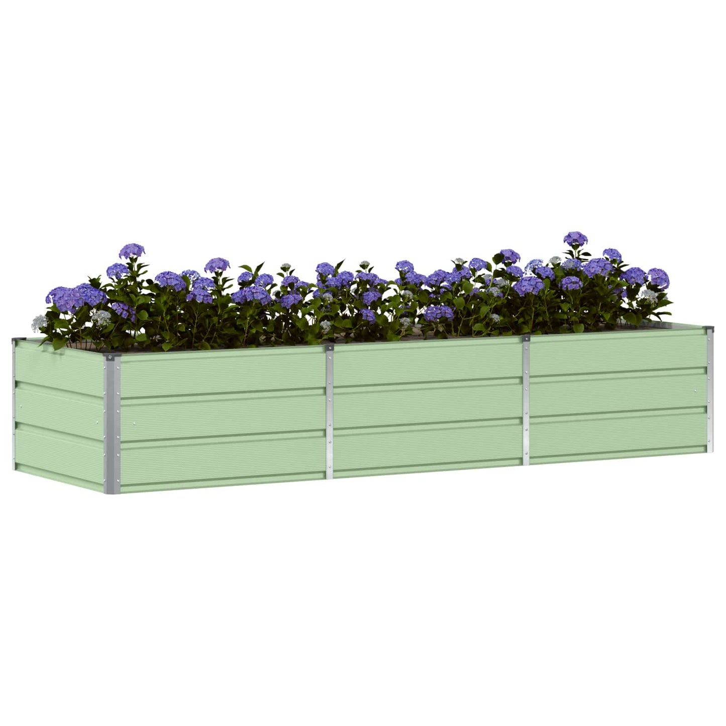 Vidaxx jardinière vert 240 x 80 x 45 cm acier
