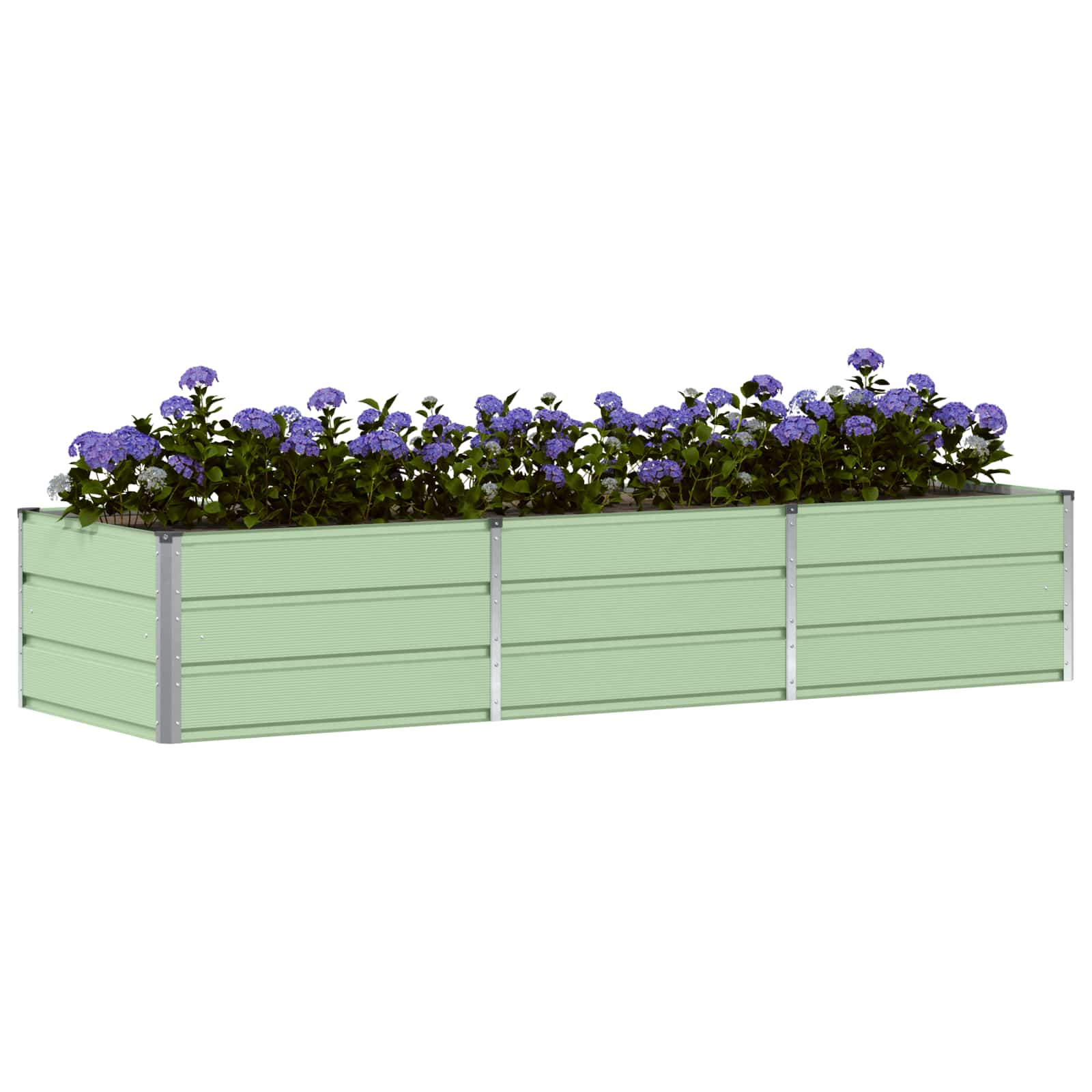 Vidaxx jardinière vert 240 x 80 x 45 cm acier