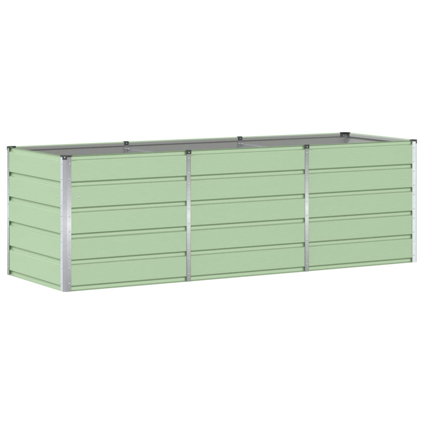 Vidaxx jardinière vert 240 x 80 x 75 cm acier