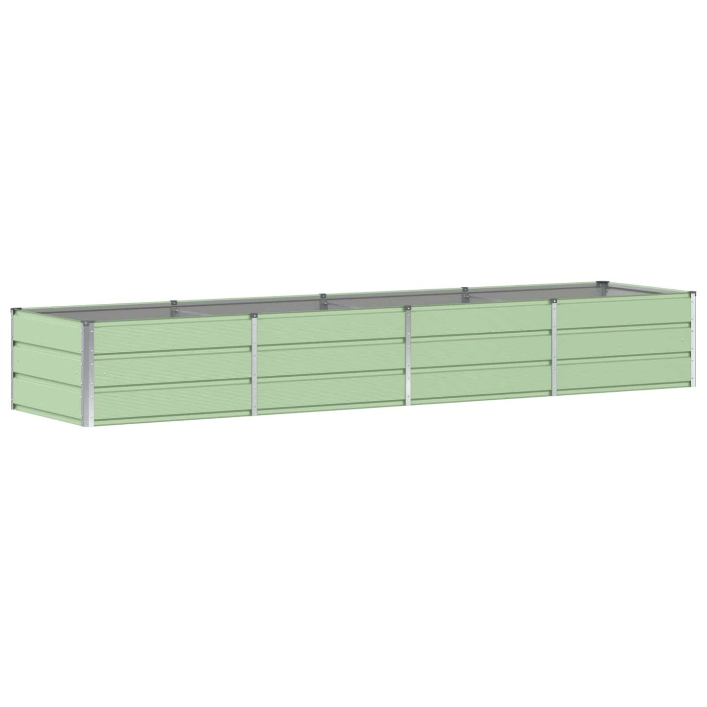 Vidaxx jardinière vert 320 x 80 x 45 cm acier